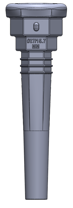 Ergonomic Trumpet Mouthpiece FULL (#27MM)